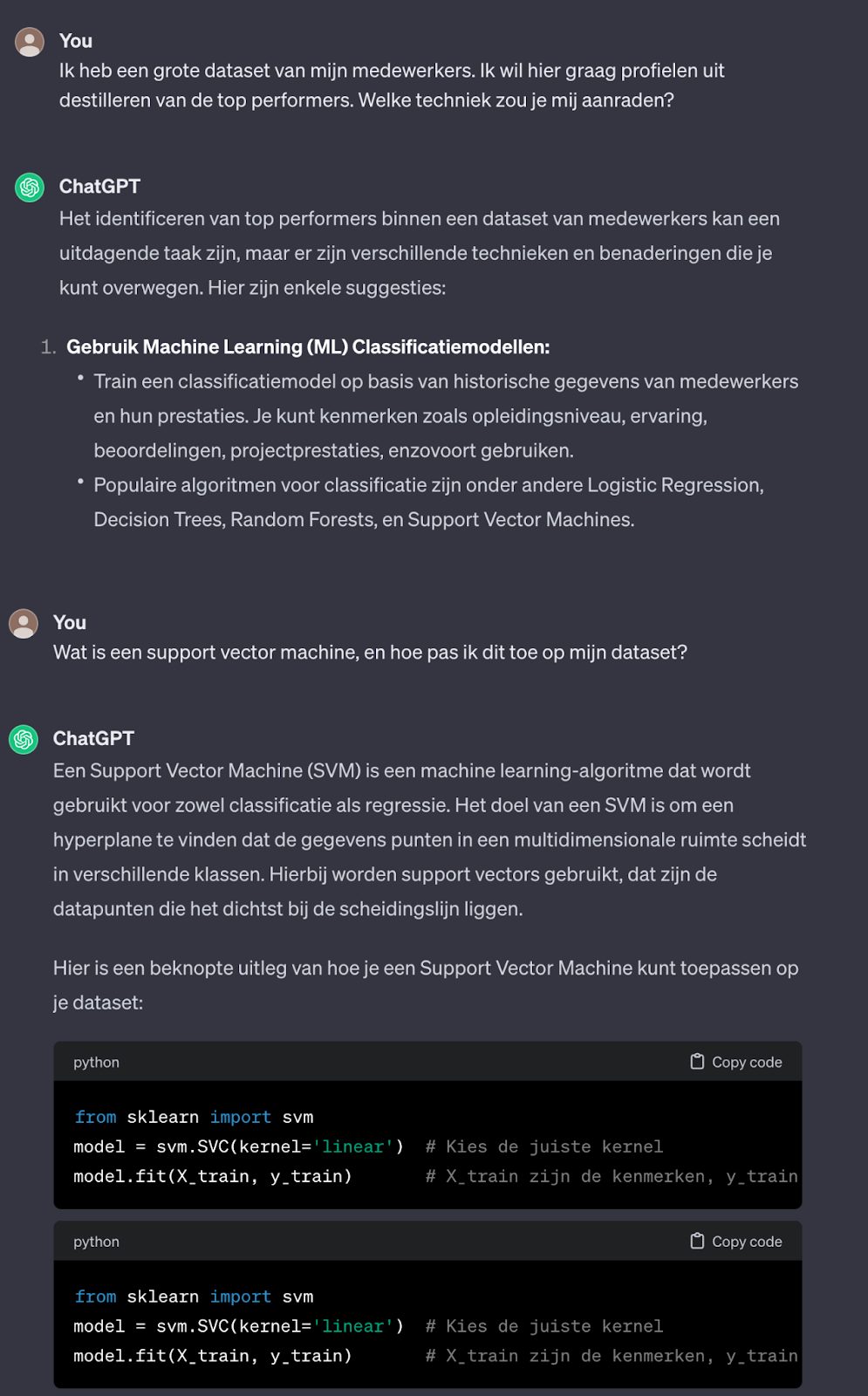 screenshot chatgpt AI en HR